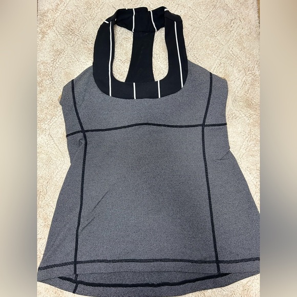 lululemon athletica Black and Gray Tank Top - Picture 2 of 4